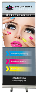 Photo of a Retractable Banner Stand
